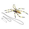 Correia de Controle de Pragas Lunari Jorogumo com Alfinete de Segurança para Mau Cheiro e Teias de Aranha, Estatueta de Aranha Falsa Realista, Insetos, Mariposas, Mosquitos, -