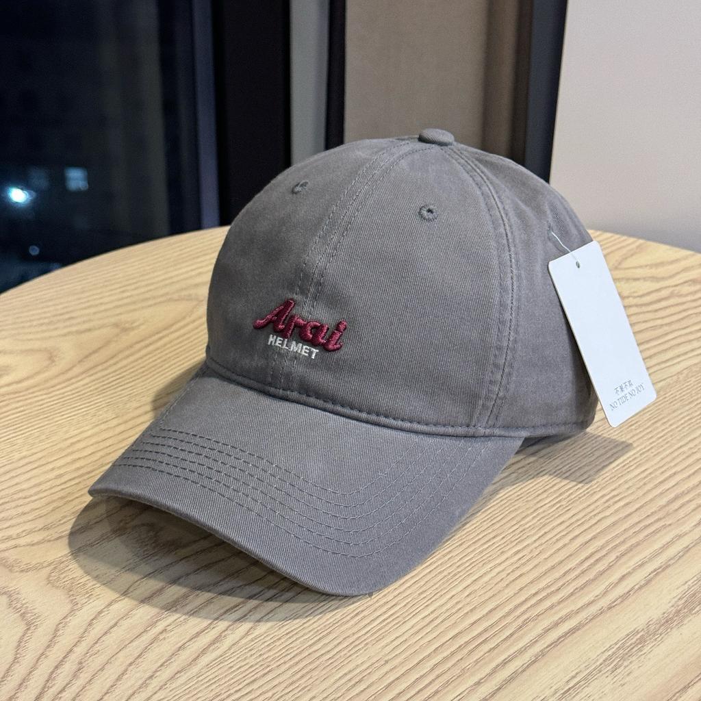 New Korean Style Fashion Letter Baseball Cap Women's Spring/summer Sun Hat Wide Brim Face-slimming High-quality Men's Ins Style