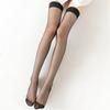 Summer Transparent Nylon Socks Sheer Silk Thigh High Stockings Solid Color Over The Knee Stockings JK Students Stockings