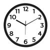 Plastic 12-Inch Wall Clock | Analog Operation | Durable Polypropylene Construction | Silent Precision | Battery-Powered