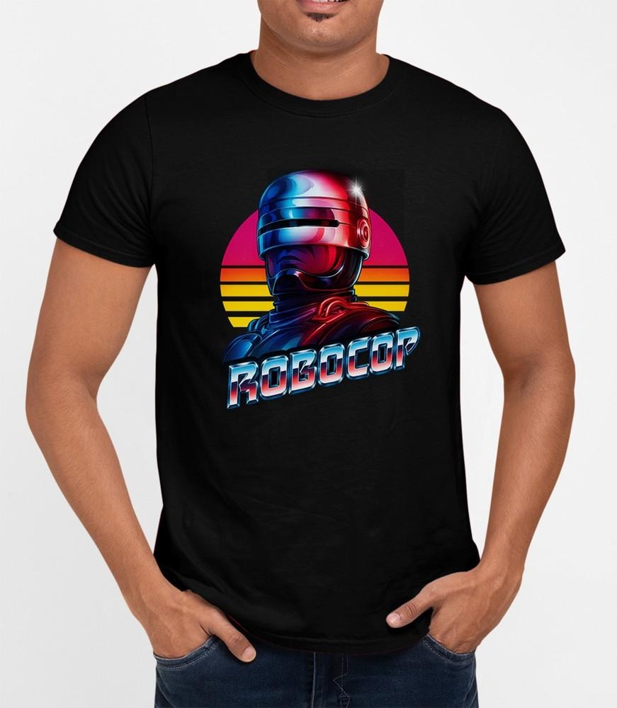 Robocop Chrome 80s T-Shirt Cool Retro Movie Film Classic Tee Gift Xmas Unisex T-Shirt XXXL