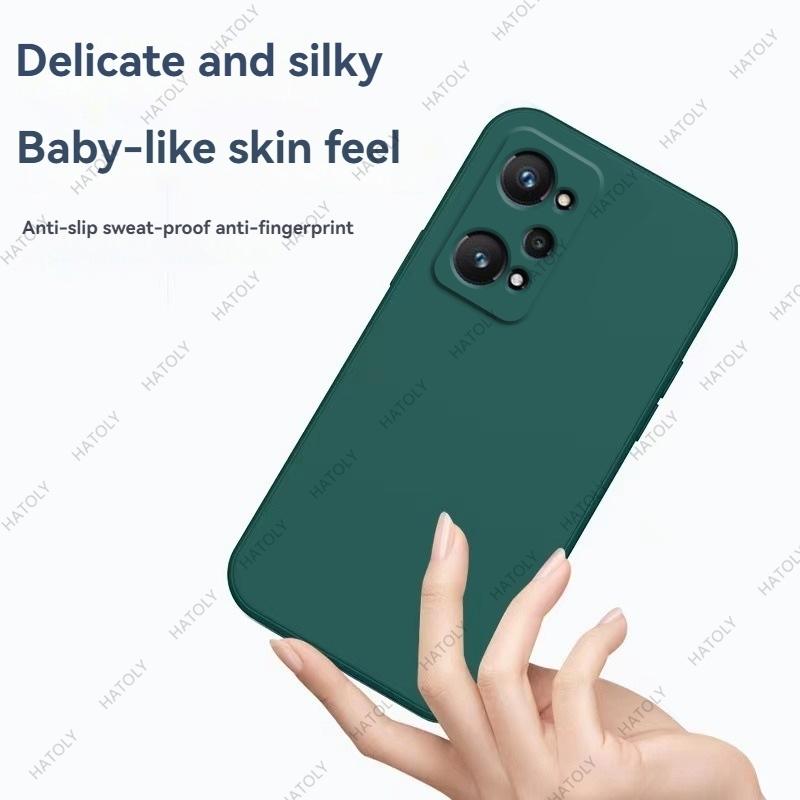 For Realme GT Neo2 Case For Case for Realme GT Neo2 Liquid Silicone TPU Shockproof Monochrome Phone Case for Realme GT Neo2 5G