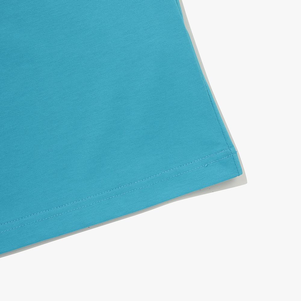 Diadora Comfy Wappen Basic Short Sleeve T-Shirt Turquoise