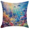 Colorful Marine Life Shell Pillowcase Summer Holiday Beach Hotel Decorative Cushion Cover