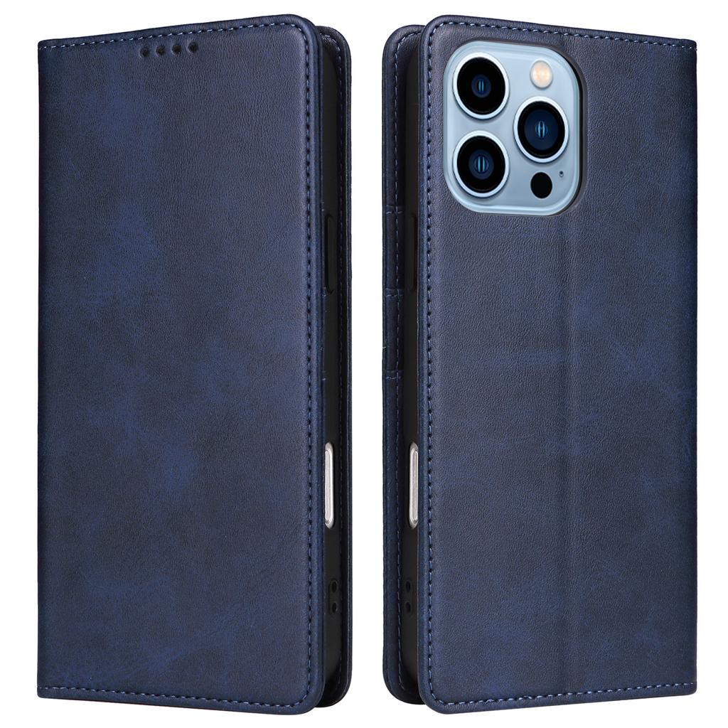 For iPhone 13 Pro Max Leather Case RFID Blocking Wallet Magnetic Closing Cover