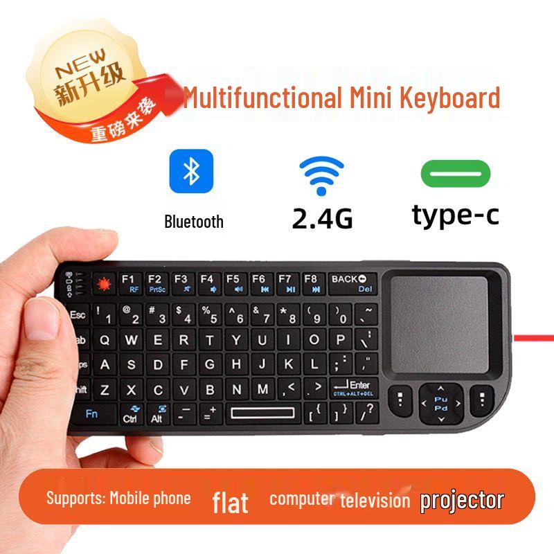 2025 Mini Wireless Keyboard & Touchpad Mouse Combo for Phone, Tablet, and Gaming