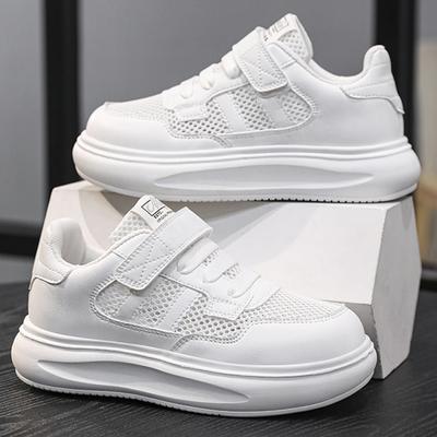 Kindermode Trend Single Net Sport- und Freizeitschuhe Papa Schuhe Student Kleine weiße Schuhe Brettschuhe
