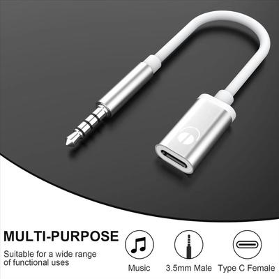 3.5mm Male To Type C Female Headphone Adapter Cable Portable Phone Audio Cable Cord MP3 Player Tablet Aux Cable Converter