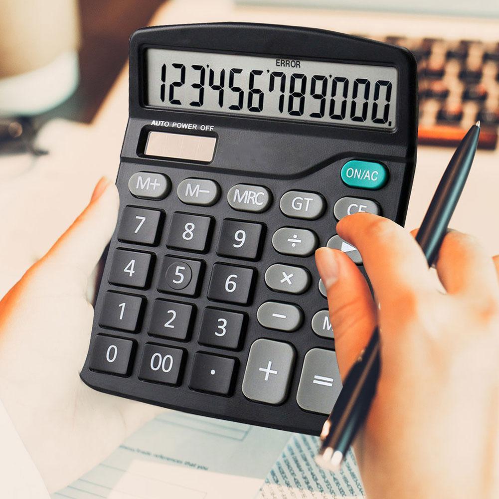 Solar Scientific Calculator Desktop Led Screen Cute Voice Calculator Suitable For Financial Office Student Calculation for Home