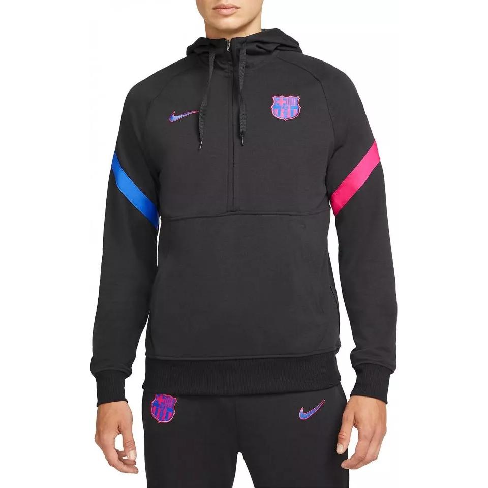 Nike Sweatshirts Men's Black Hooded Moderate Regular DB7814-014