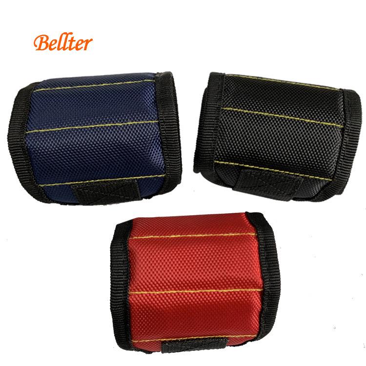 Triple-Row Magnetic Tool Wristband for Scissors & 1680D Repair Storage