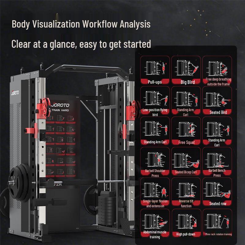 Gerate Multi-Functional Home Smith Machine