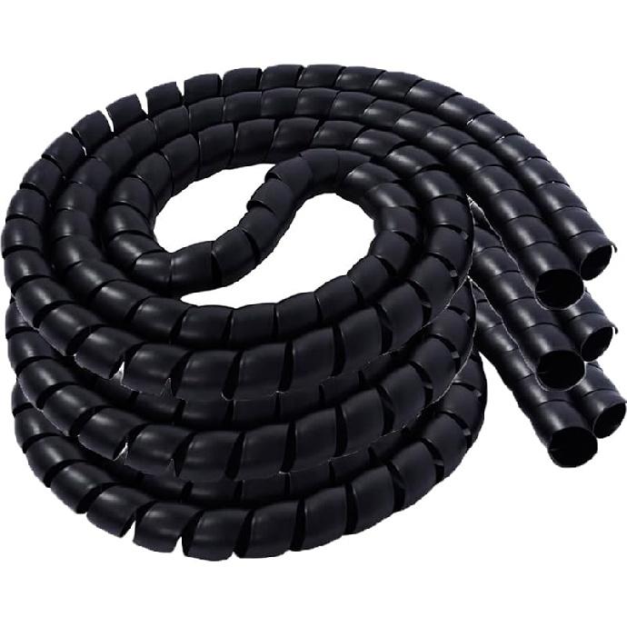 Dog and Cat Cord Protector, 32.8ft Spiral Cable Management Sleeve Organizer, Protects Your Pets and Critters from Chewing Insulated Electric Wire Diameter 10mm, Total Leng