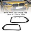 Gloss Black Front Bumper Grill Frame Cover Trim Fit BMW X2 Series F39 2018-2021
