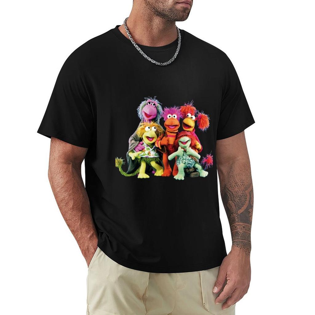 Fraggle Rock T-Shirt Cheap Stuff Man Clothes Designer Shirts Summer Top Short Sleeve Tee Men