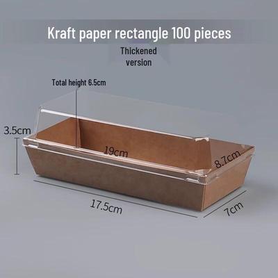 AVADEN Takeaway Containers for Sandwiches & Desserts