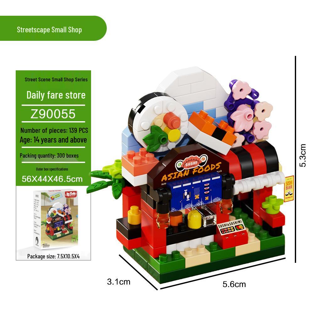 Champagne Rose Potted Plant Model - Dream Flower Box Building Blocks Toy Gift (2025 Edition)