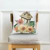 Customizable Throw Pillow Cover Home Decor Sofa Decorative Pillow Cover Spring Daisy Flower Letter Cushion Cover