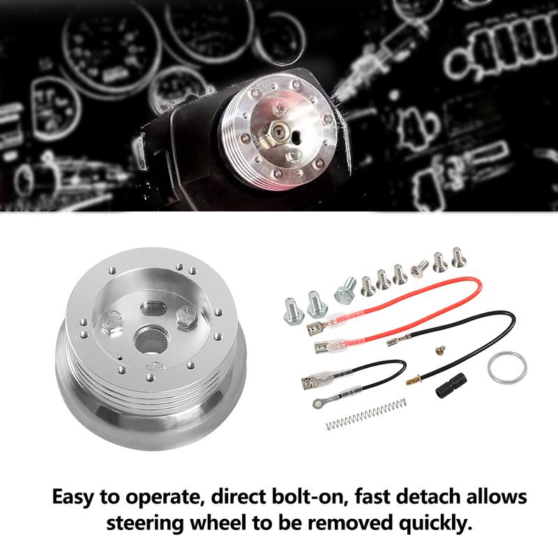 5 & 6 Hole Billet Steering Wheel Hub Adapter for Chevrolet Chevy GM Flaming River Ididit Buick Jeep Cadillac Oldsmobile