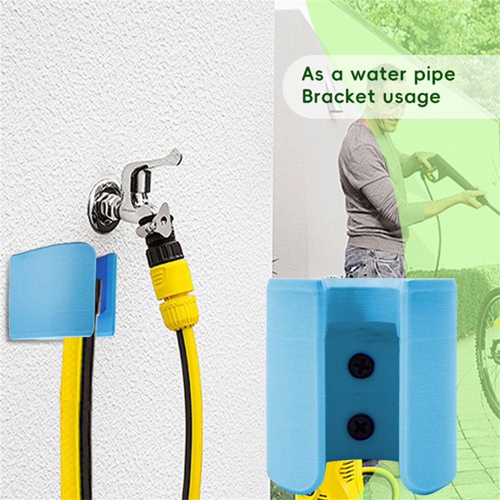 Outdoor Hose Holder Garden Wall Fence Mounted Water Pipe Fixing Plastic Bracket