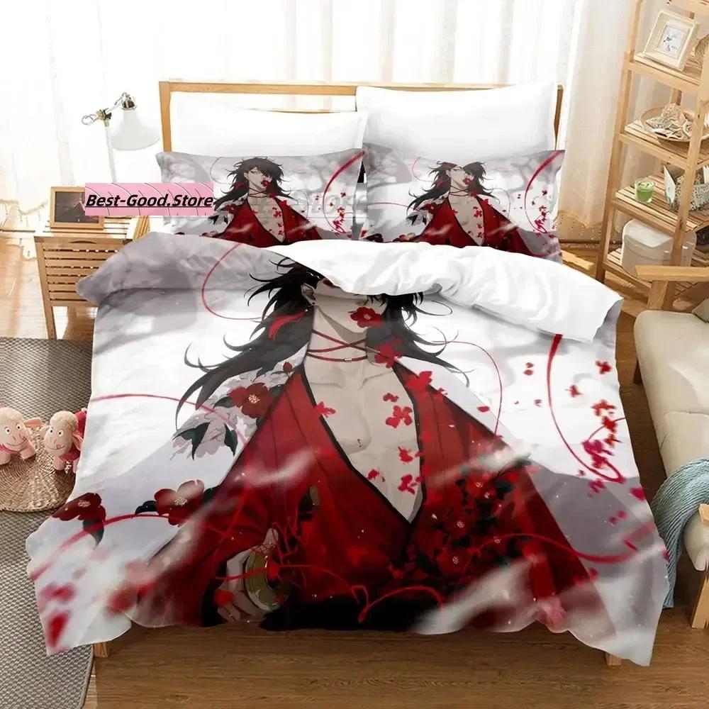 

Comforter Hololive Vox Akuma Single Twin Bedding Set Printed Bed Set With Soft Single Double Queen Super King Size Comforter (quilt)-EU Single(135*200cm)3pcs