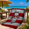 Leipzig Soccer Crest Beach Towel Microfiber Beach Towel, Lightweight and Quick-Dry, for Summer Travel, Swimming Pool Fan Birthday Gift