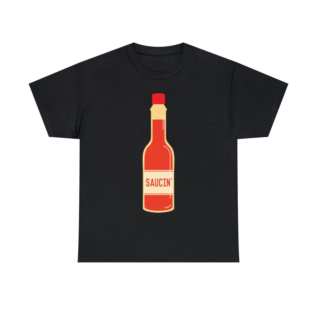 Hot Saucin Graphic Tee Shirt, S-5XL S