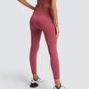 Seamless Solid Color Breathable Quick-drying Fitness Pants Women High Waist Peach Hip Tight Elastic Hip Lift Yoga Pants Women