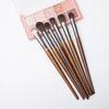 24-Piece Professional Animal Hair Makeup Brush Set for Artists - Real Wool Brushes
