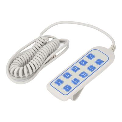 Chair Hand Controller IP66 Lifting Bed Remote Control Electric Push Rod Controller with 8 Pin 9