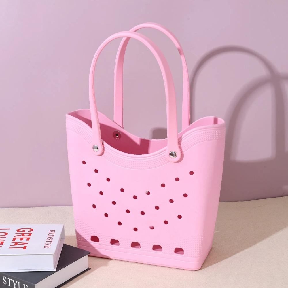 Basket Beach Storage Bag Waterproof Outdoor Tote Bag Portable Women Fashion Handbag  Camping