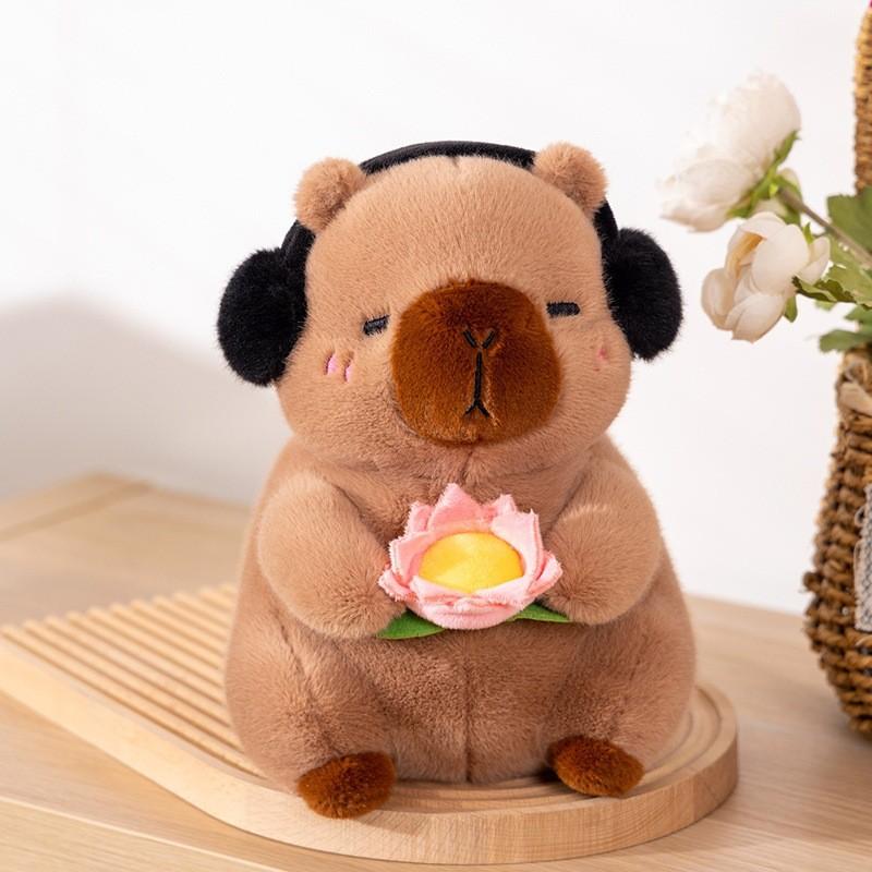 Rodent Capybara Plush Toy Doll Kids Sleep Partner Nursery Room Decoration Girls