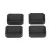 4Pcs Chair Caster Fixing Pad Rubber Refrigerator Wheel Protective Cup Noise Reduction for Home