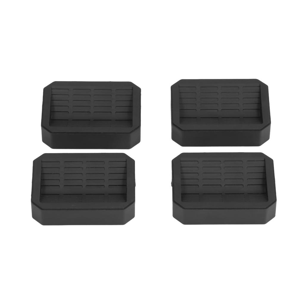 4Pcs Chair Caster Fixing Pad Rubber Refrigerator Wheel Protective Cup Noise Reduction for Home