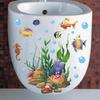Creative Cartoon Marine Life Self-Adhesive Bathroom Wall Sticker