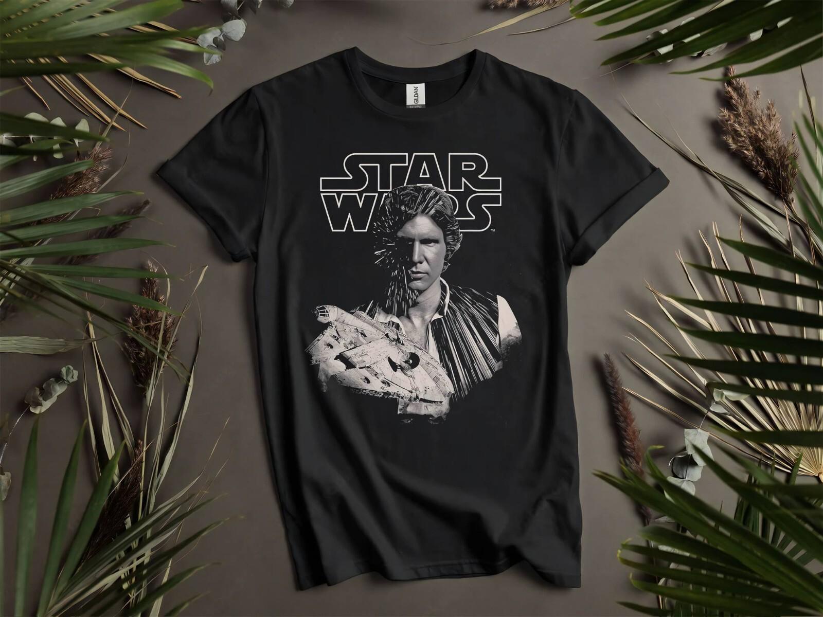 Star Wars Han Solo Millennium FalconT-shirt T shirt Men Women Unisex Tshirt K752 M