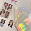 10PCS A5 Binder Inner Page Laser Photo Cards Holder Filler Paper Photo Album Loose-leaf Photo Sleeve Kpop Photo Binder Paper