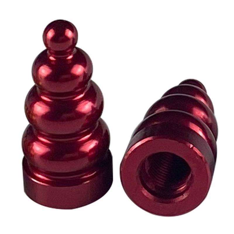 Tire Valve Stem Caps Aluminum Tire Valve Caps Set Universal Stem Covers for Car Trucks Motorbikes SUVs & Bikes 4-Piece