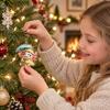 Calendario dell'Avvento per Bambini 24 Giorni di Gatti Medievali Brutti con Tradizioni Familiari Uniche per le Feste Ornamenti in Acrilico, Conto alla Rovescia di Natale Vintage per Casa e Scrivania