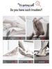 Rechargeable Electric Heated Wool Snow Boots for Women - Warm Cotton Shoes with Heating Insoles.