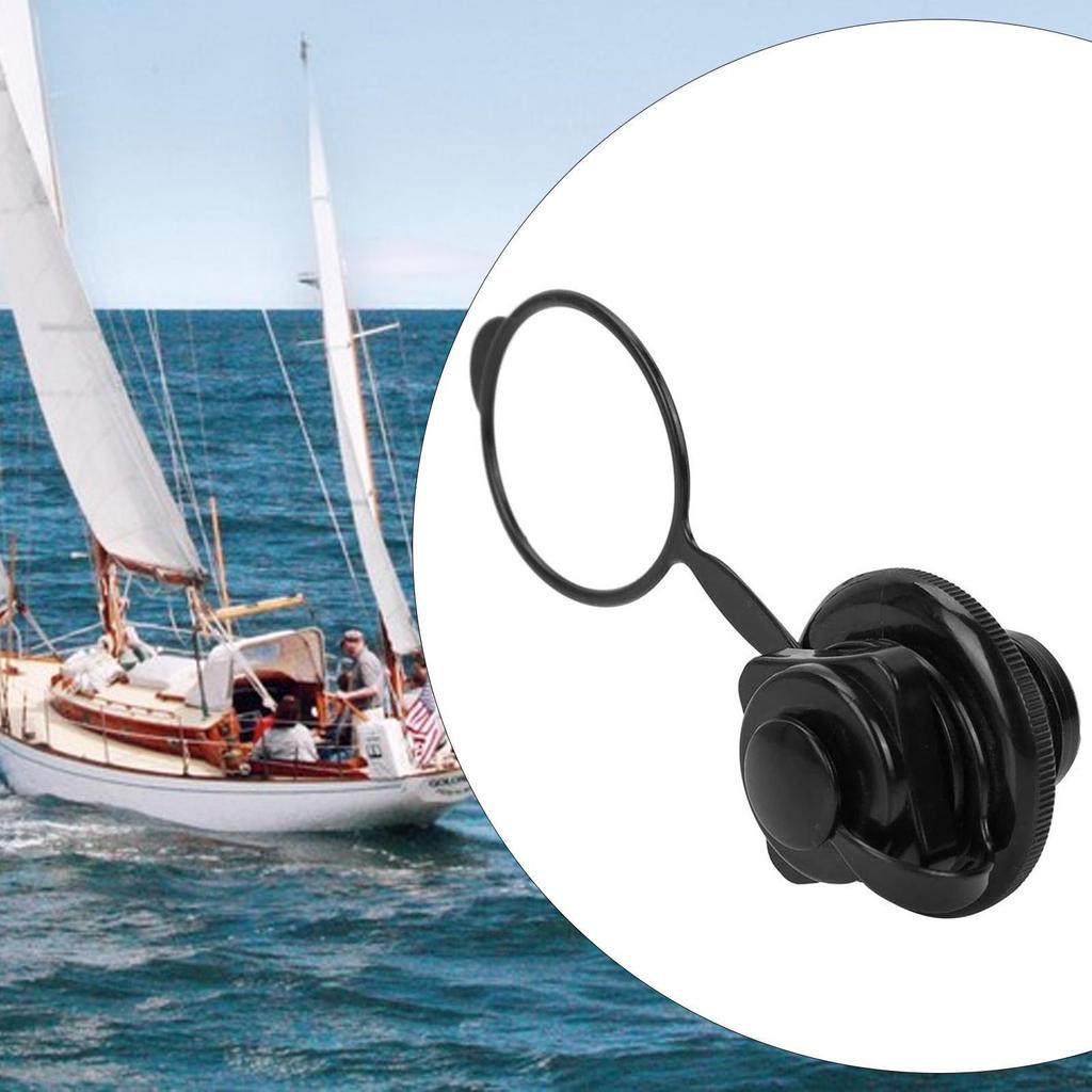 Inflatable Kayak Air Valve Black Replace for PVC Boat Airbed Raft