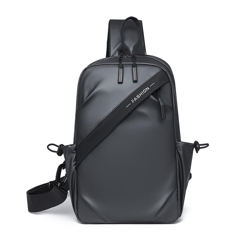 

Crossbody Bag Men s Chest Bag Sports Shoulder Bag сірий