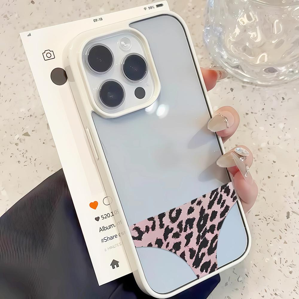 Sexy Leopard Print Phone Case For IPhone 17 11 12 13 14 15 16 Pro Max 14 15 16 Plus Shockproof Silicone Clear Bumper Cover