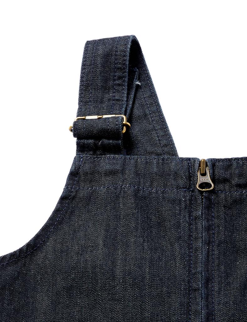 Lee Military Salopette Skirt Size 130 Girls' Overalls, Blue,