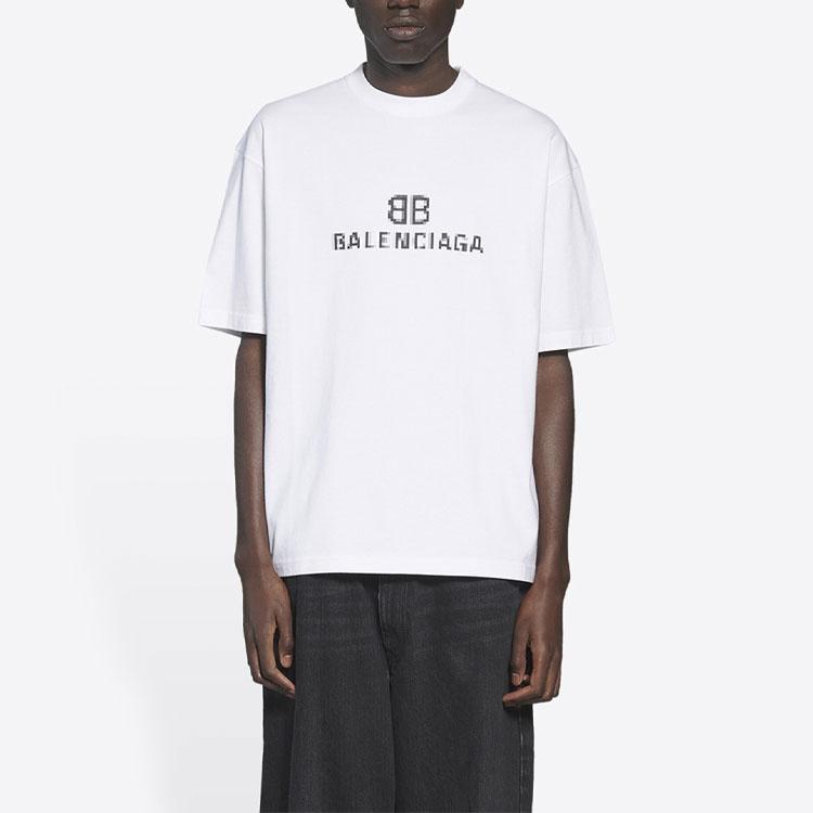 Balenciaga Unisex FW21 Logo Printing White 612966TKVI79040