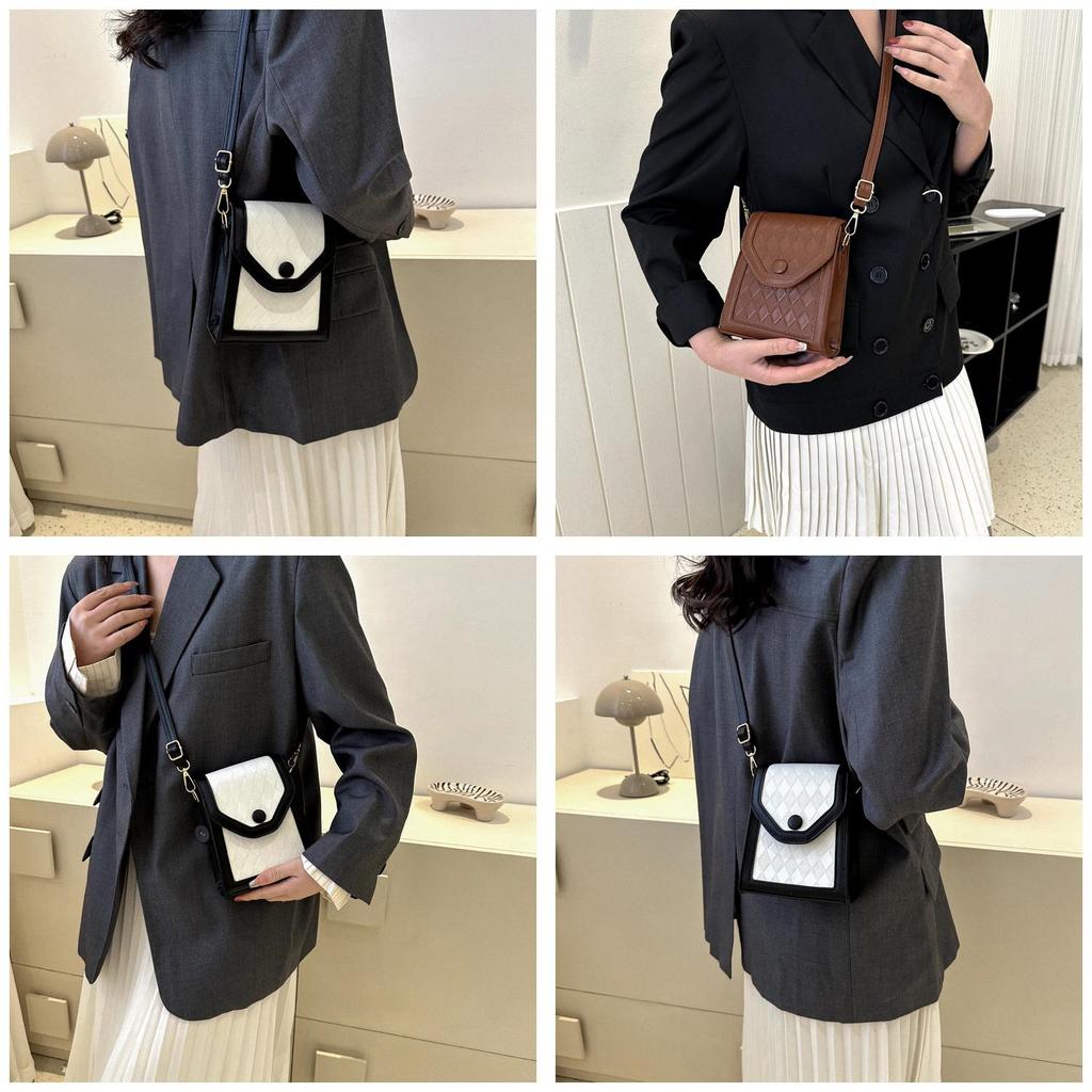 Trendy Pu Material Women's Small Square Bag 2023 Fashionable Spring Season Trend