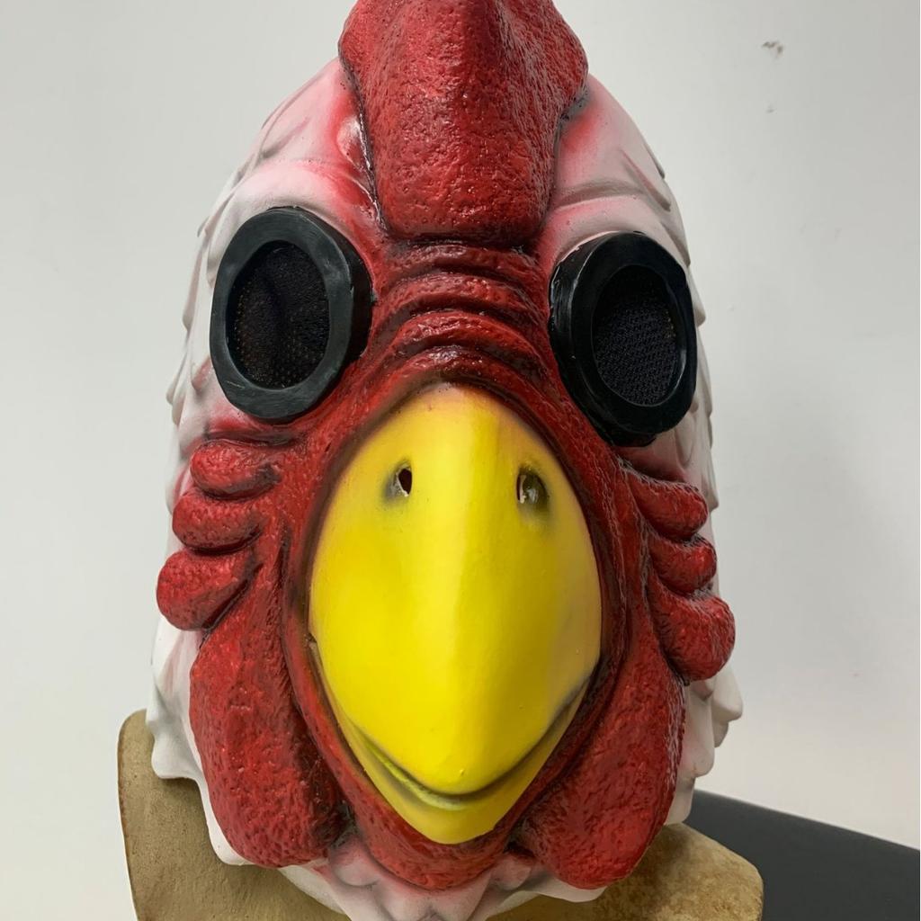 Funny rooster mask Halloween Party Latex Turkey Mask Live Animal Headgear