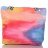 Colorful Beach Bag with Gradient and Zipper