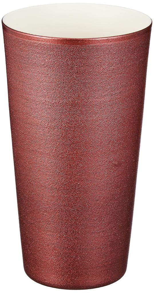 Arita Ware Densaku Kiln Tumbler Large 500ml Armor Red Made in Japan Approx. "Takeda Shingen"
