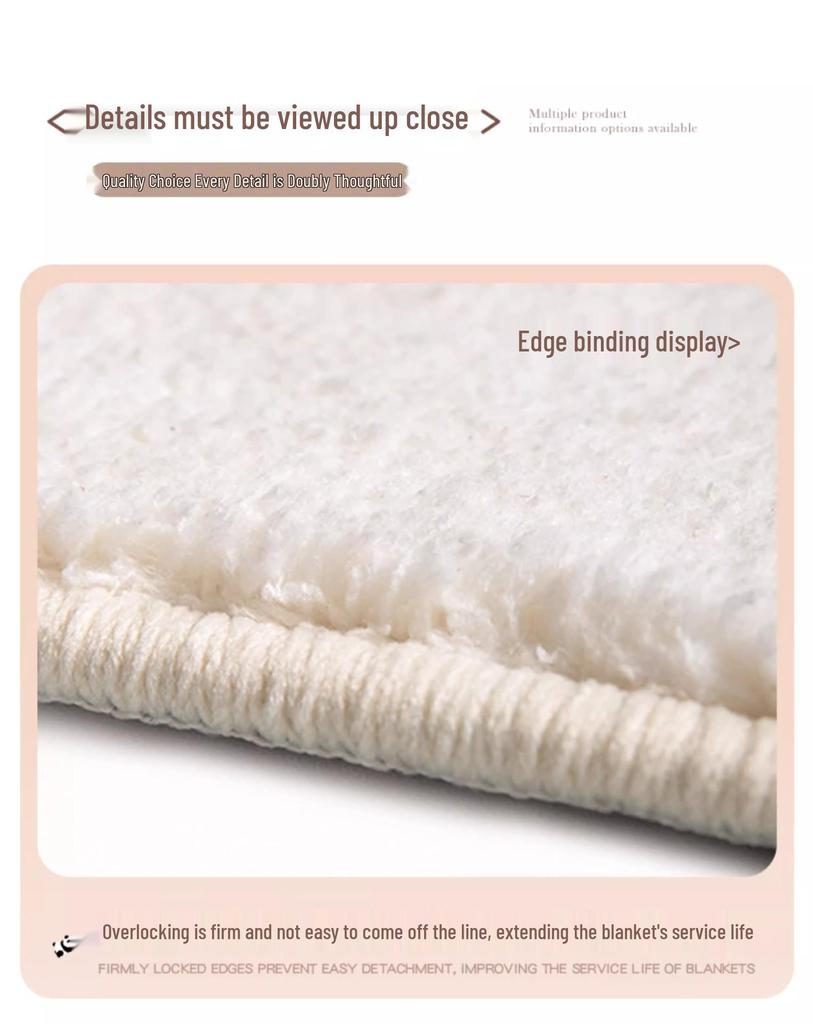 Cartoon Style Luxury Faux Cashmere Children's Floor Mat